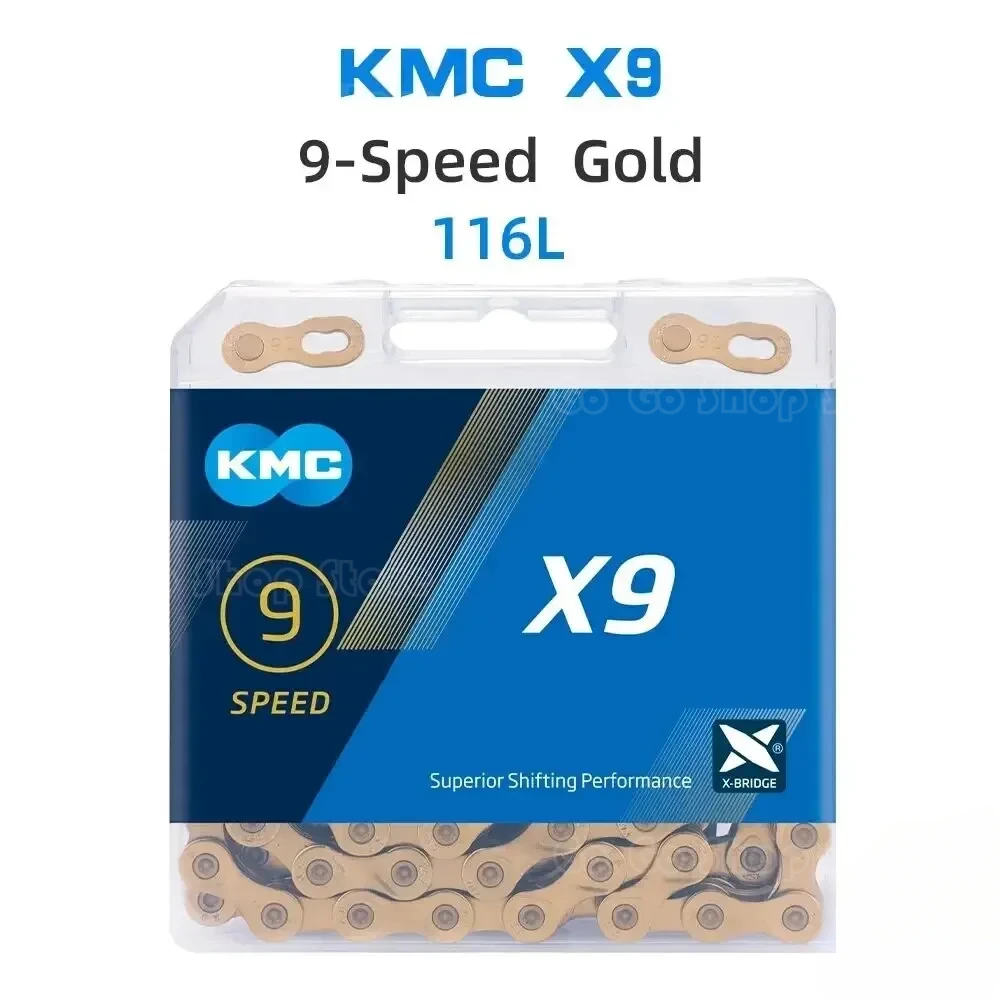 KMC Bicycle Chain 8 9 10 11 12 Speed MTB Road Bike Current X8 X9 X10 X11 X12 Gold Mountain Bike Chains for Shimano Parts