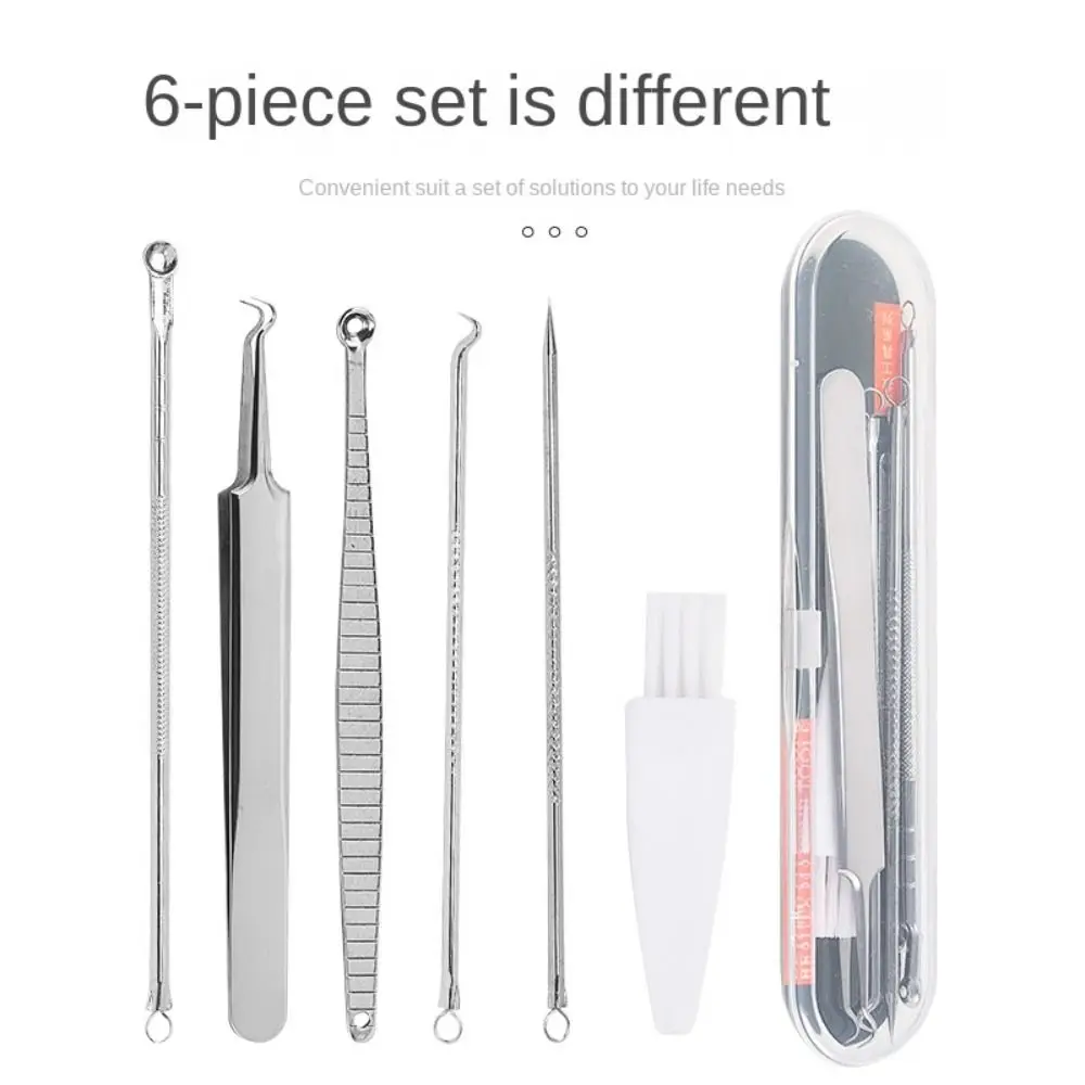 Ultra-fine Cell Pimples Blackhead Clip Light Weight Stainless Acne Tweezers Effort-saving Strong Acne Needle Removal Tool