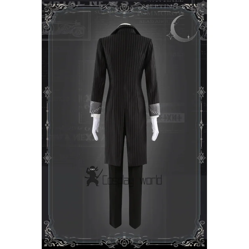 Game Twisted-Wonderland‌ Jade Cosplay Costume Short Tailcoat Suit Uniform Anime Halloween Masquerade Party Clothes