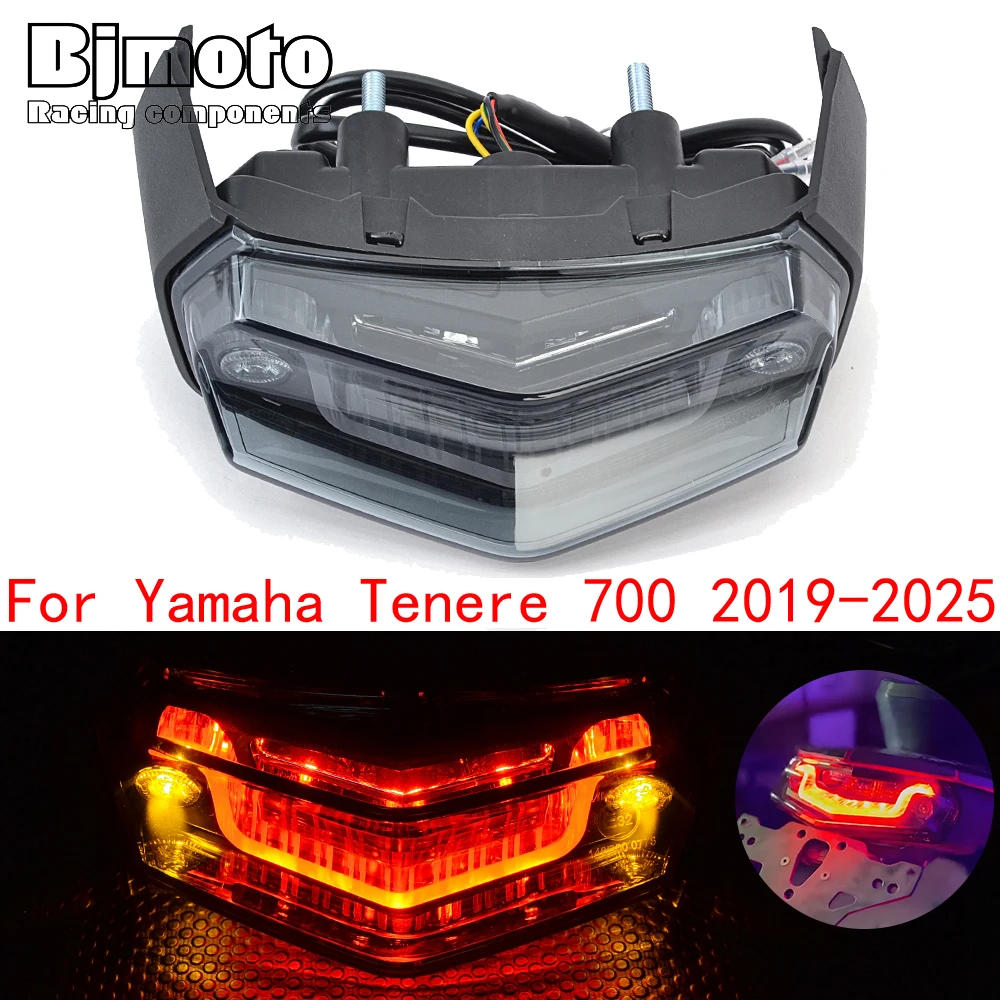 

Tenere 700 2025 LED Rear Stop Brake Light Motorcycle Indicator Turn Signal Taillight For Yamaha Tenere700 Tenere-700 2019-2024