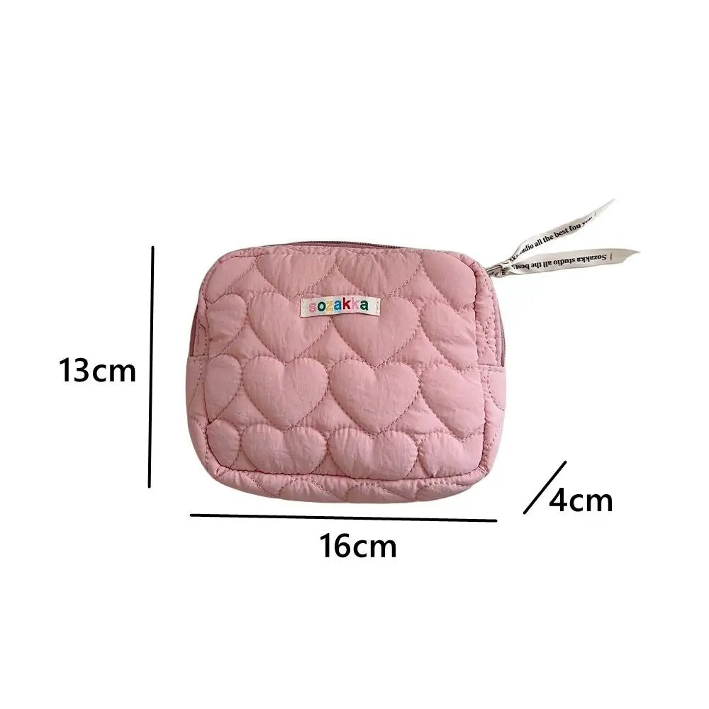 Women\'s Love Makeup Bag Portable Travel Cosmetics Storage Bag Washing Bag