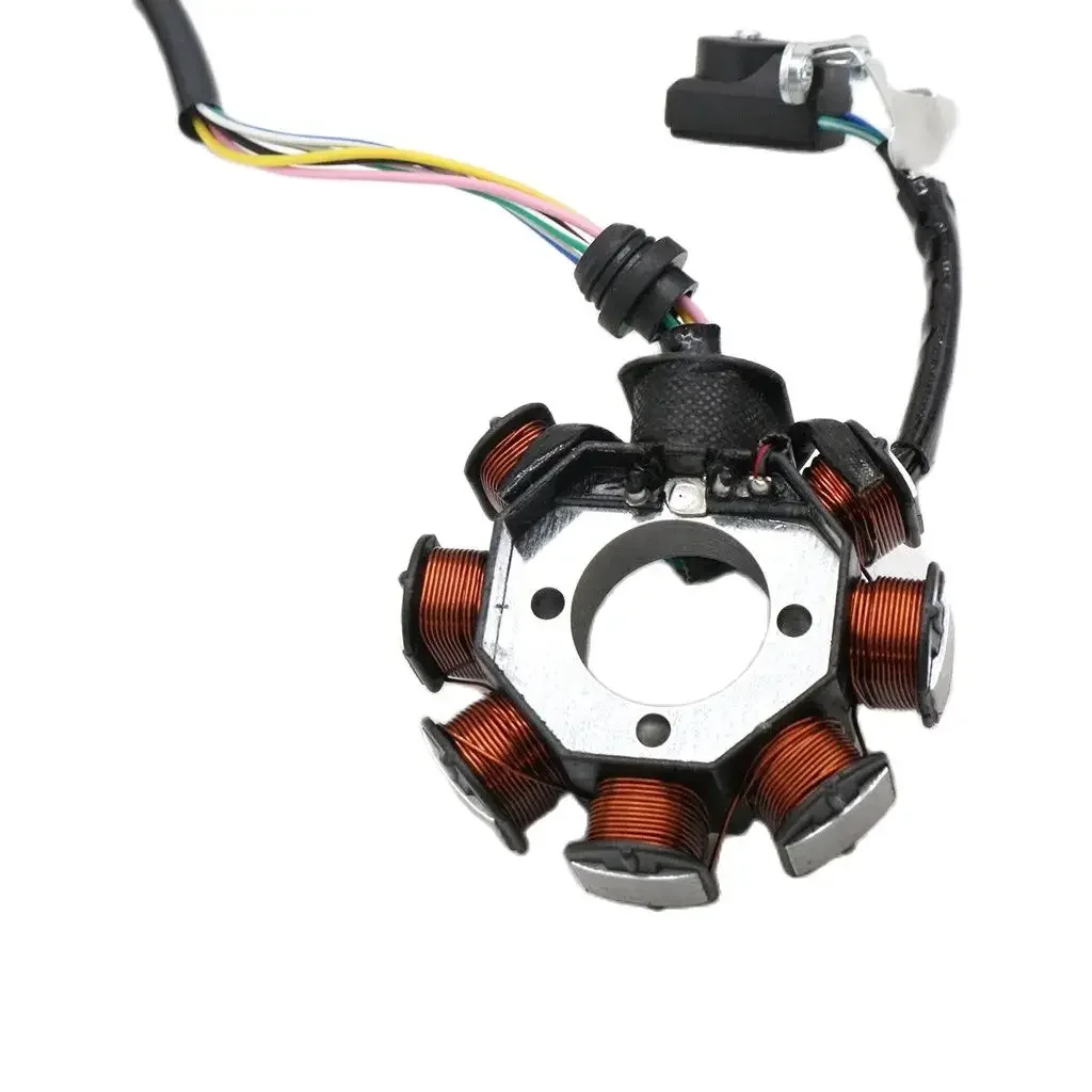 USERX Universal Motorcycle Stator Magneto 8 Coil 5 Wire 150cc 250cc Scooter Moped Bike ATV Quad