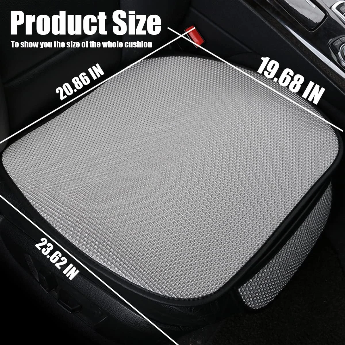 Summer Cool Car Seat Cushion, Breathable Comfort Drivers Seat Covers with Storage Bag, Car Protector Accessories for Truck, SUV