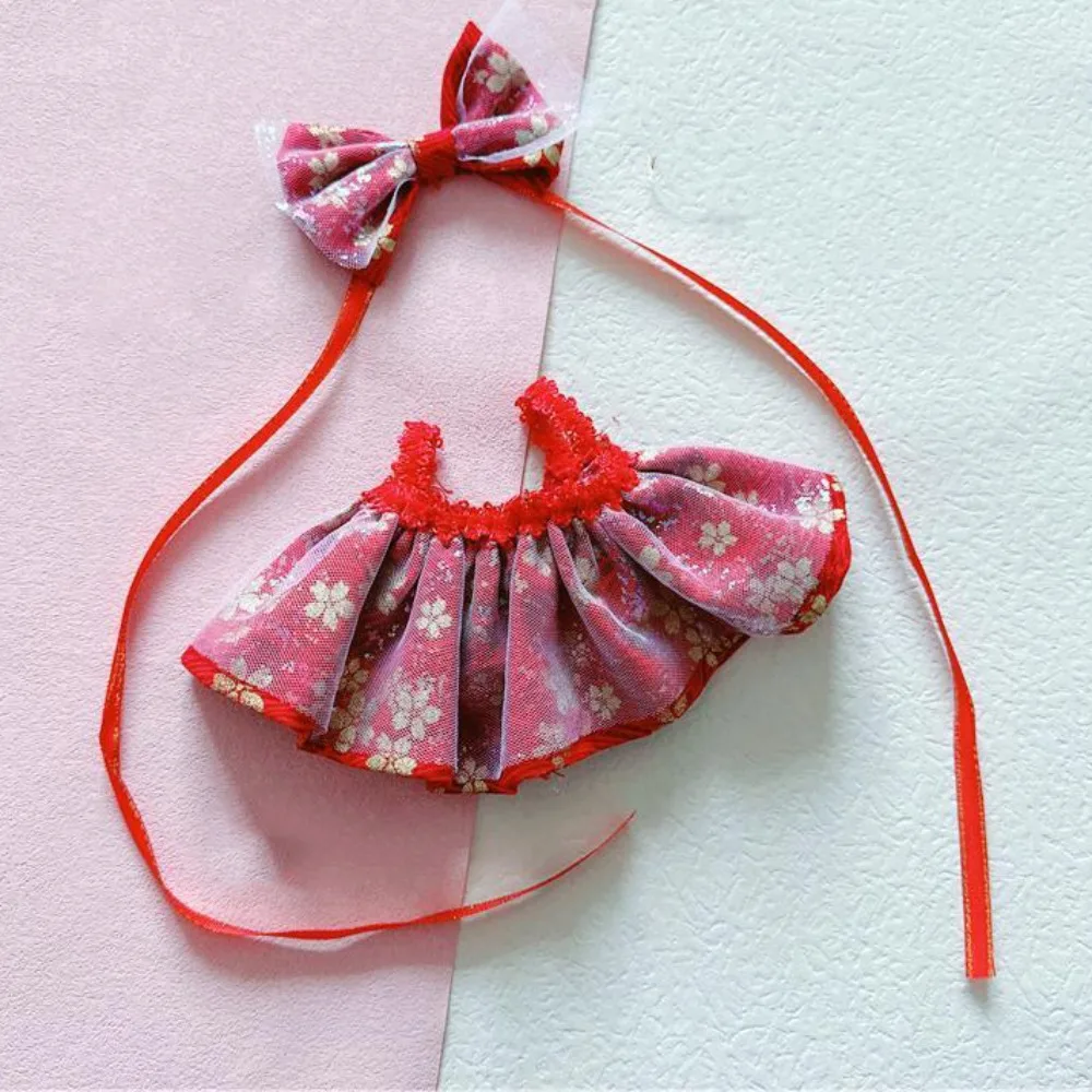 

New Year's Clothing 20CM Cotton Doll Clothes Shawl Plush Cloak Stuffed Doll Dress Suit Outfit DIY Clothing Plush Toys Clothes