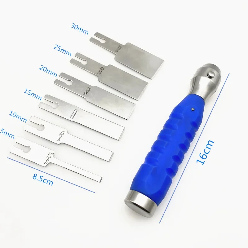 

1set Modular Osteotomes Detachable Thin Blade Bone Knife Orthopedic Surgical Instrument Stainless Steel