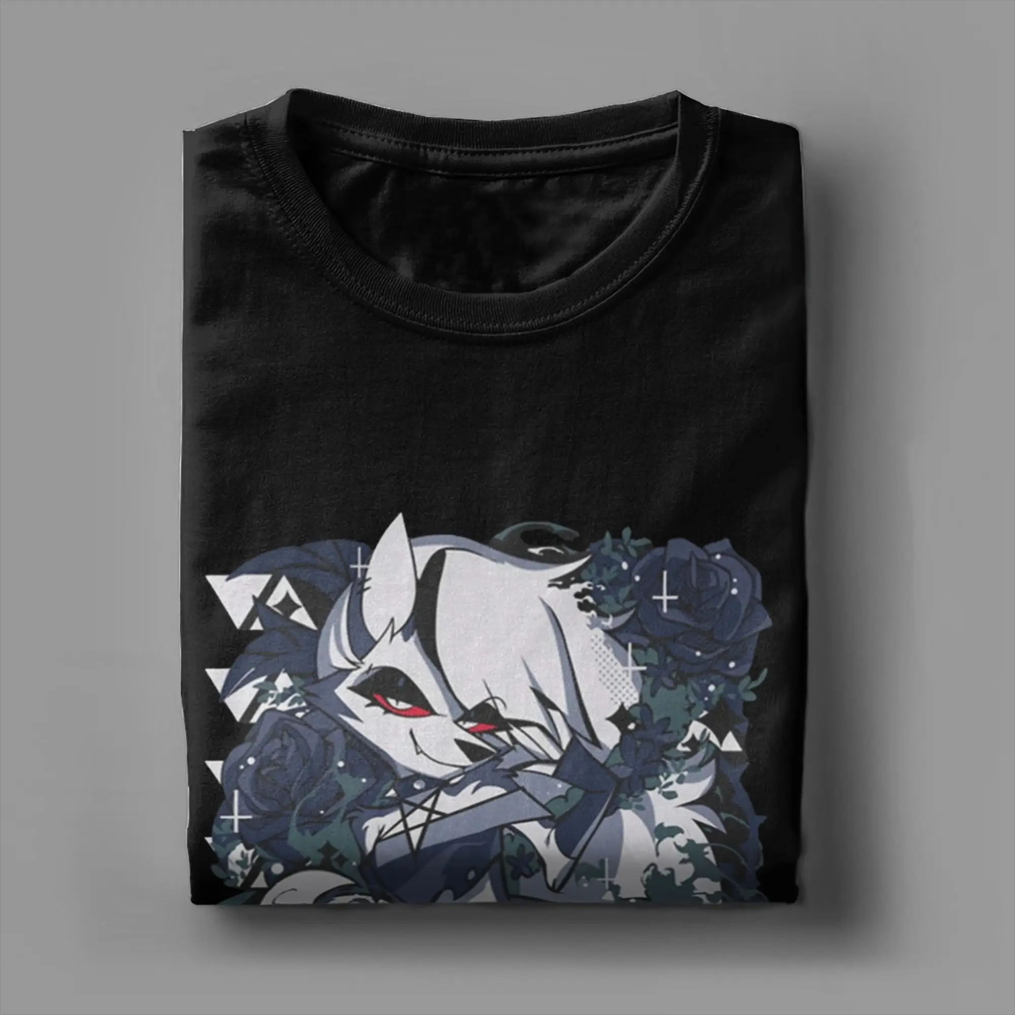 تي شيرت Helluva Boss Loona للجنسين تي شيرت قطني مطبوع عليه برنامج تلفزيوني ملابس تي شيرت