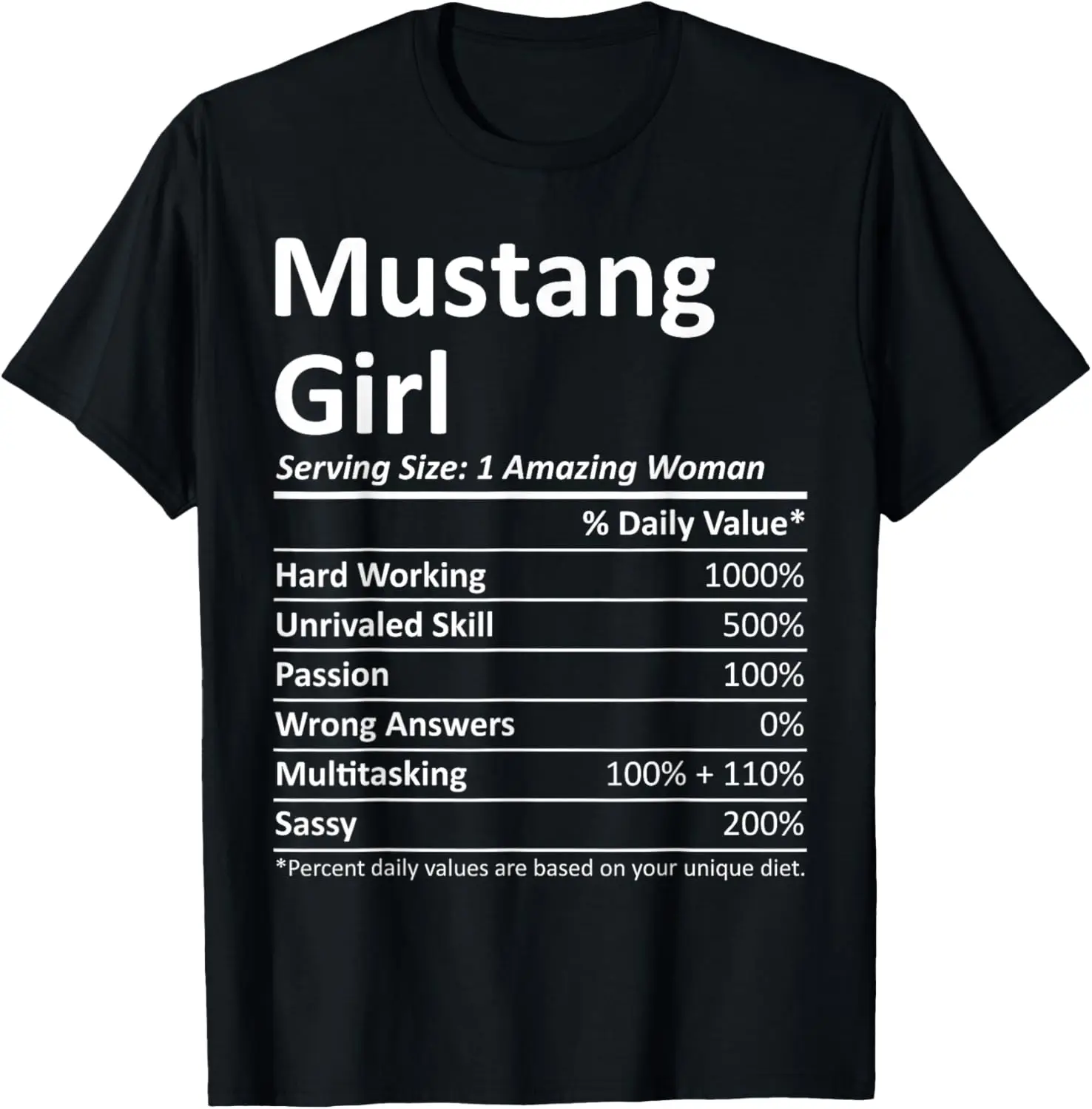 MUSTANG GIRL OK OKLAHOMA Funny City Home Roots USA Gift T-Shirt