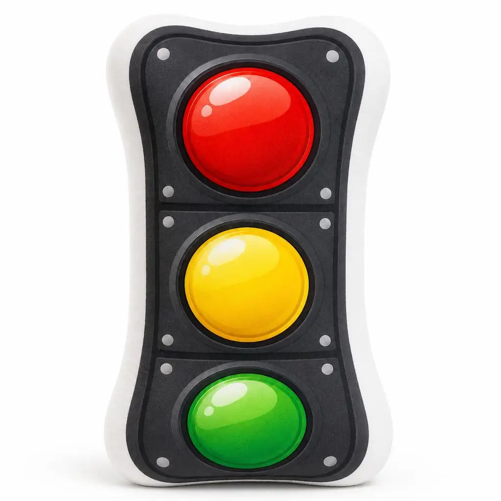 Traffic Light Road Signal Transportation Plush Pillow Cushion Funny Stuffed Throw Pillow Home Decor Gift Sofa Bed Traffic Police