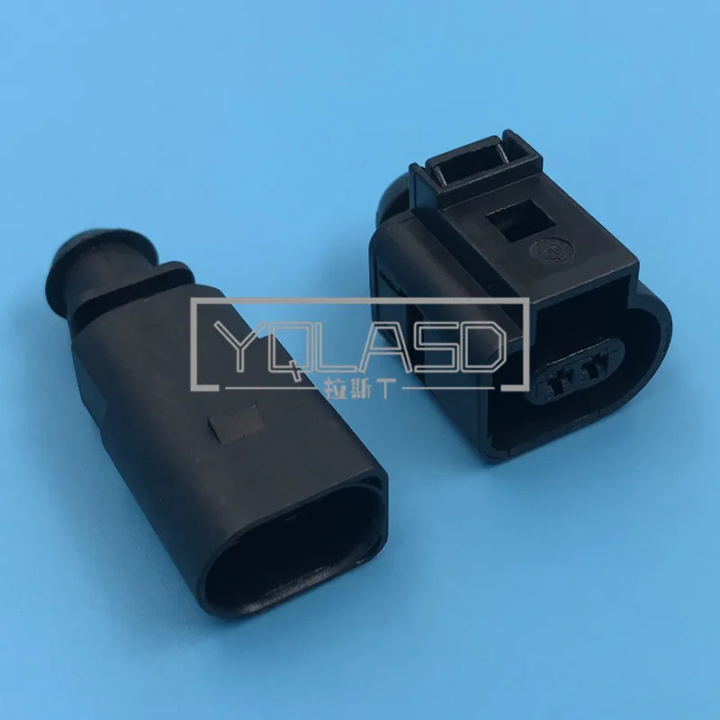 

1 Set 2 Way 1.5mm 1J0973802 1J0973702 Car Temp Sensor AC Assembly Deflation Valve Socket Waterproof Electrical Cable Plug