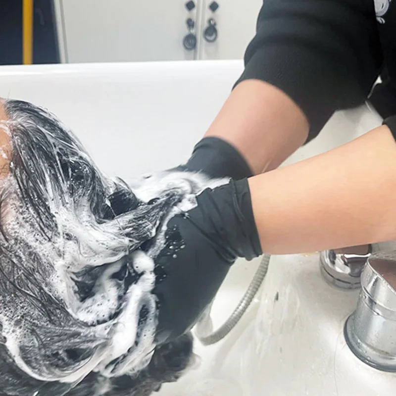 40/70/100 قطعة قفازات النتريل السوداء القابل للتصرف قفازات التنظيف القابل للتصرف المنزلية المطبخ غرفة نوم أدوات التنظيف الأساسية