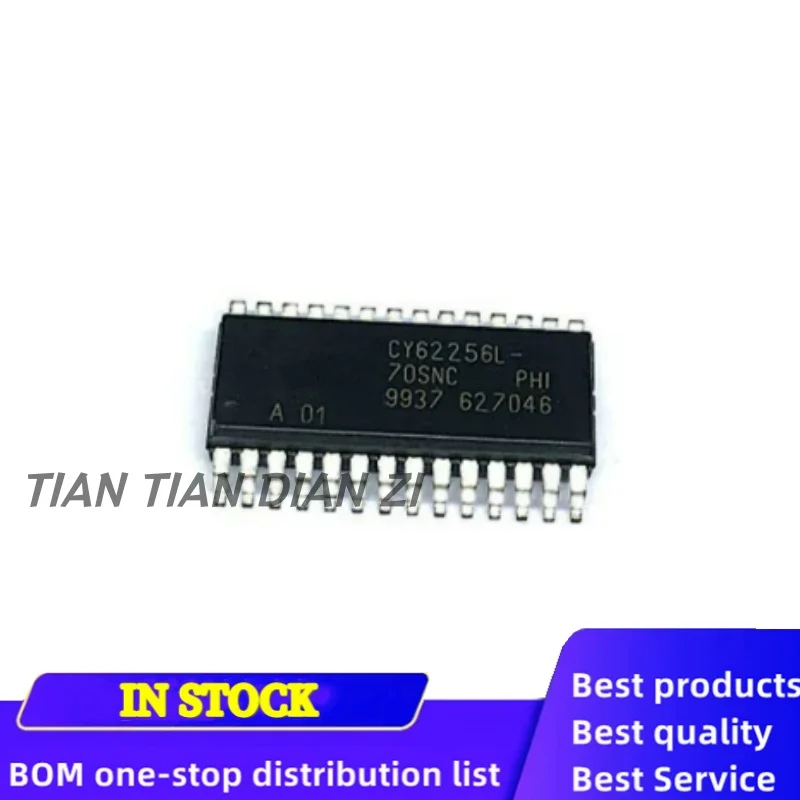 1 Stück/Los CY62256L-70SNC CY62256 SOP-32 IC-Chips auf Lager