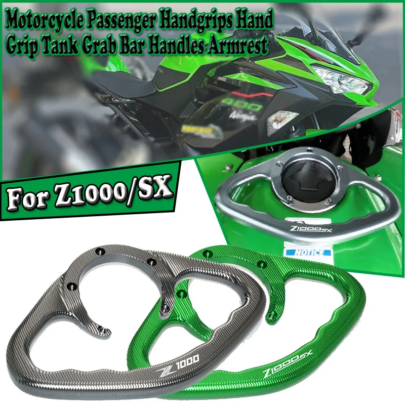 

For Z1000 Z1000SX Z 1000 Z 1000 SX CNC Motorcycle Passenger Handgrips Hand Grip Tank Grab Bar Handles Armrest