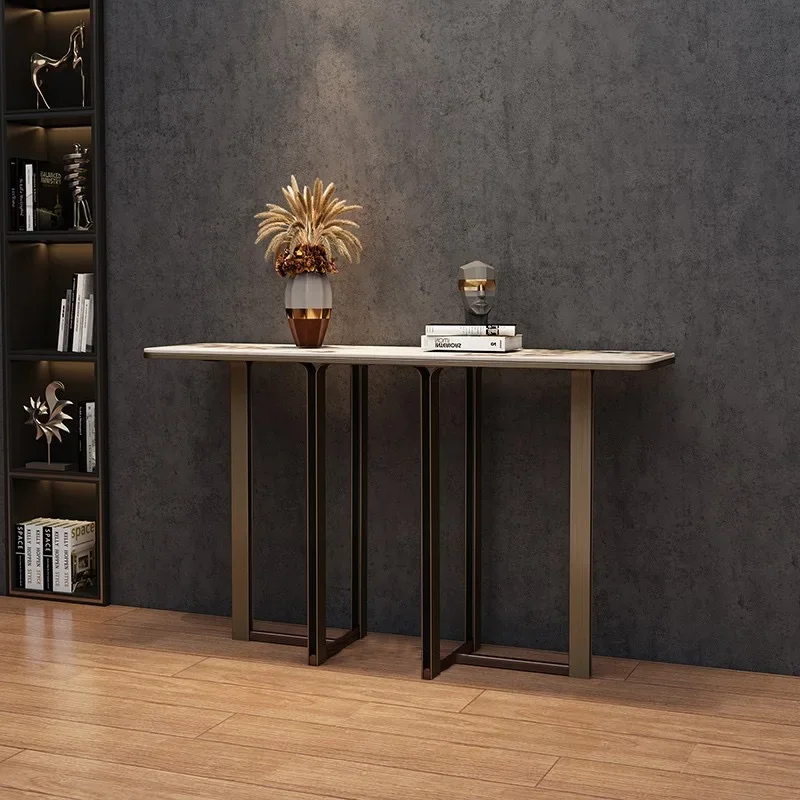 

French Modern Console Table Luxury Elegant Trendy Simple Console Table For Hallway Porch Woonkamer Tafel Marmer Furniture