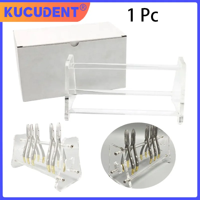 

1PC Dental Instrument Stand Acrylic Plier Holder for Orthodontic Forceps Scissors Clinic Organization Clinic Rack Dentistry Tool