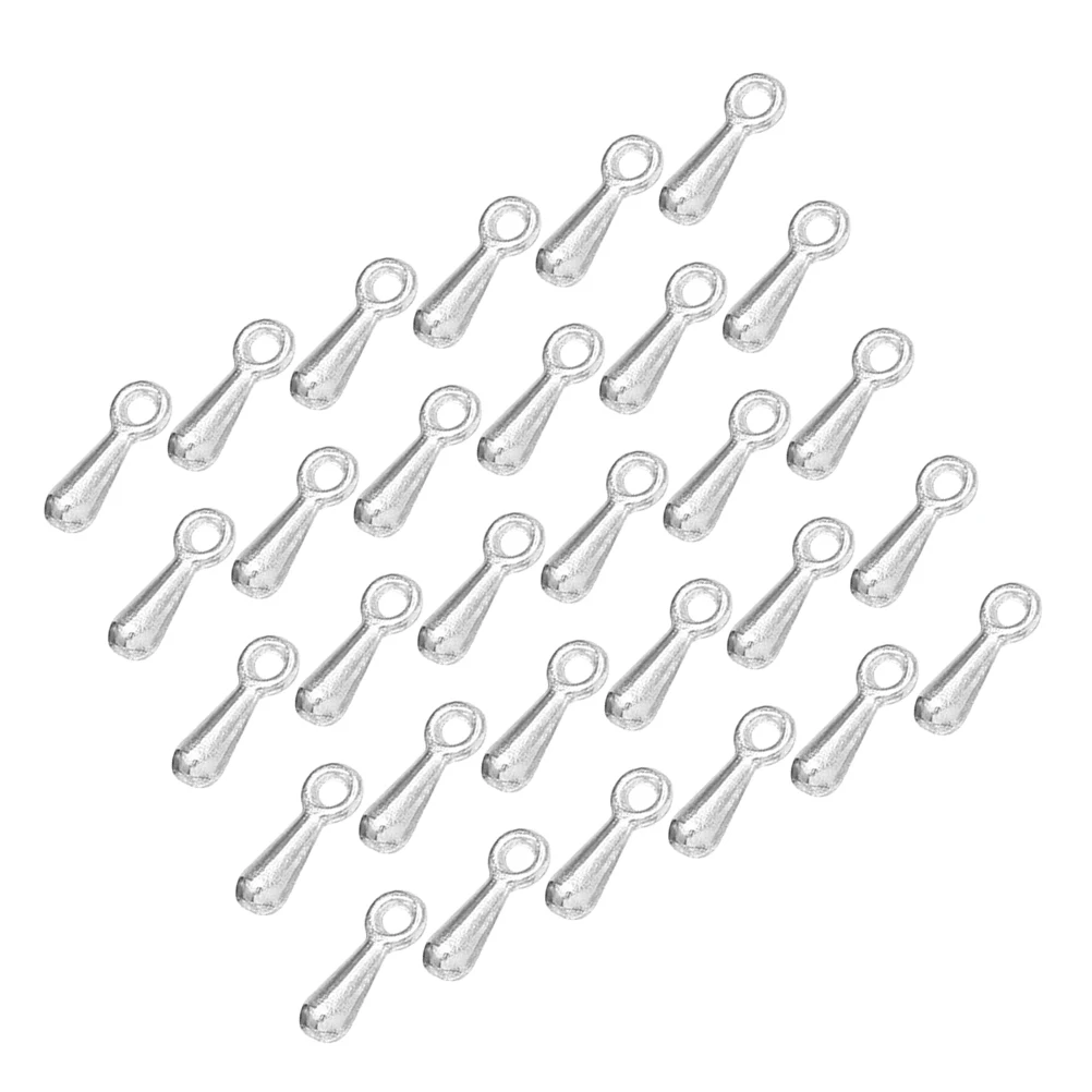 

1000PCS Water Drop Pendant DIY Alloy Long-chain Tail for Necklace Holiday Pendants Jewelry Accessories Gift Sturdy Durable
