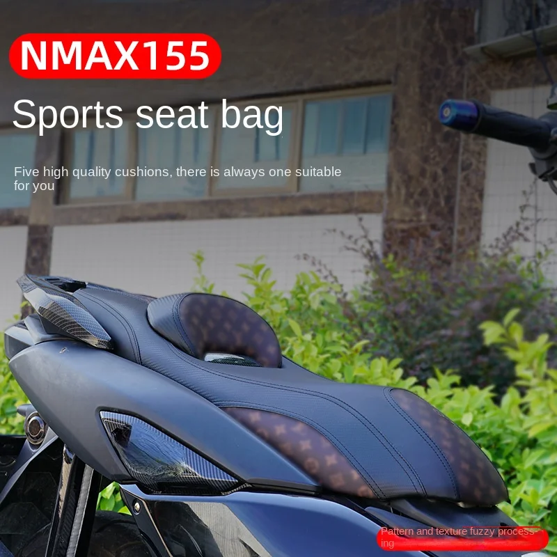 Suitable for Yamaha Nmax155 Motorcycle Modified Backrest Cushion Breathable Waterproof and Comfortable Seat Bag