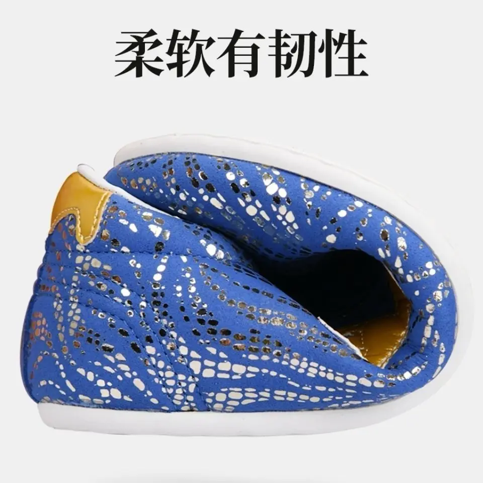 Adult Men's Training Shoes Breathable Durable Martial Arts Shoes Indoor Soft Sole Shoes Taekwondo Coach Shoes Rubber Sole