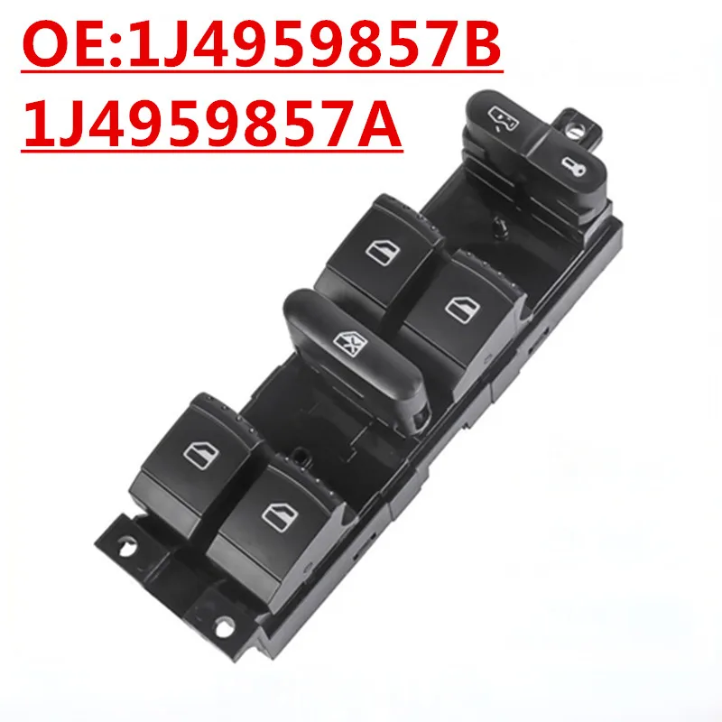 

NewOE:1J4959857B/1J4959857A Подходит для переключателя регулировки стеклоподъемника Volkswagen