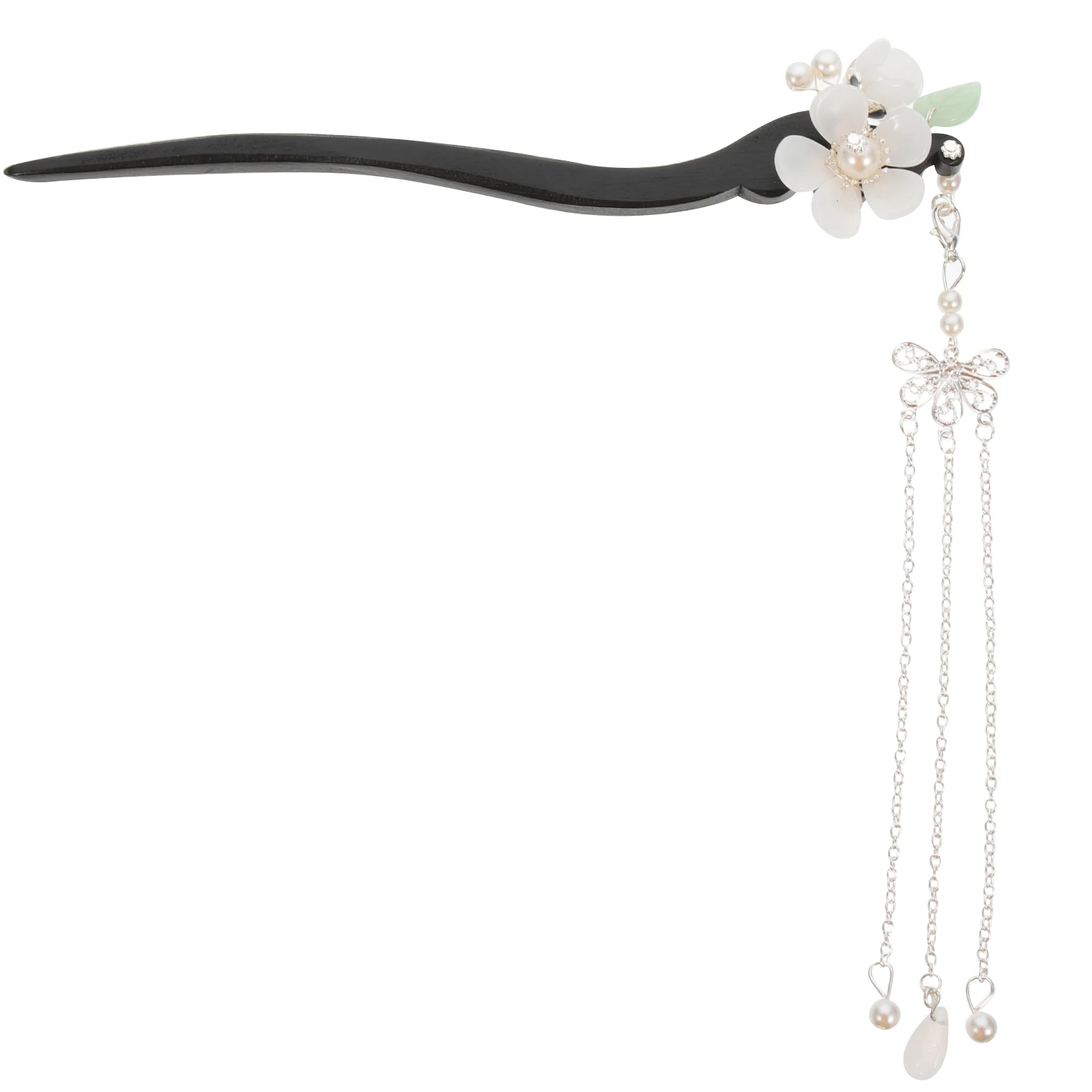 

Wood Hairpin Vintage Dangle Accessories for Buns Long Holder Women Easy to Match Most Hair Colors Charm Elegant Style