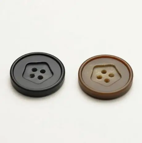 20pcs/lot Size:15-25mm Concave Resin Button Neutral Minimalist resin Buttons Fashion Button Suit sweater Sewing Accessories(SSA-