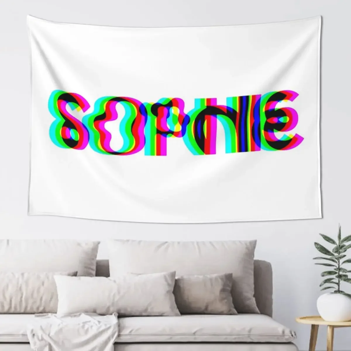 SOPHIE XEON CYMK RGB LOGO Tapestry Wall Hanging Wall House Decoration Tapestry