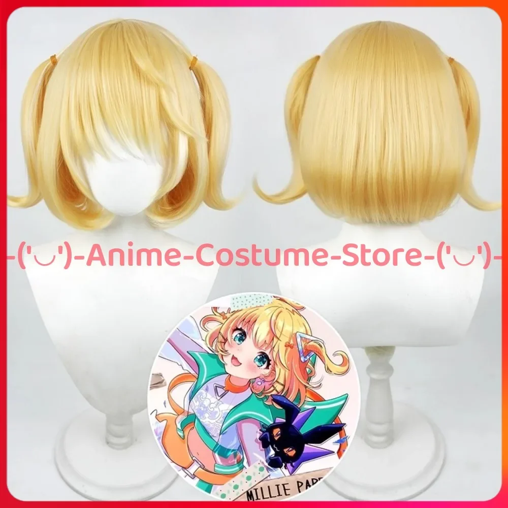 

NIJISANJI VTuber Millie Parfait Kyo Kaneko Cosplay Wig Anime Character Prop Halloween Carnival Party Costume Wigs Synthetic Hair