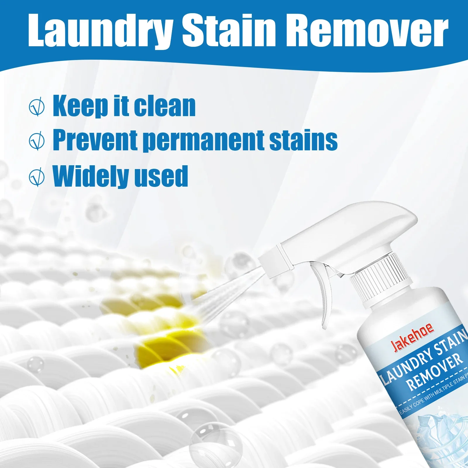Clothing Stain Remover Powerful Dry Cleaning Solution for Stubborn Oil Stains Yellowing Clothes Wash Free Home Laundry Supplies
