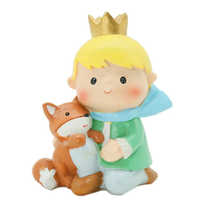 The Little Prince's Ornament Resin Craft Cartoon Little Prince Home Crafts Decor Suitable Living Room Bedroom