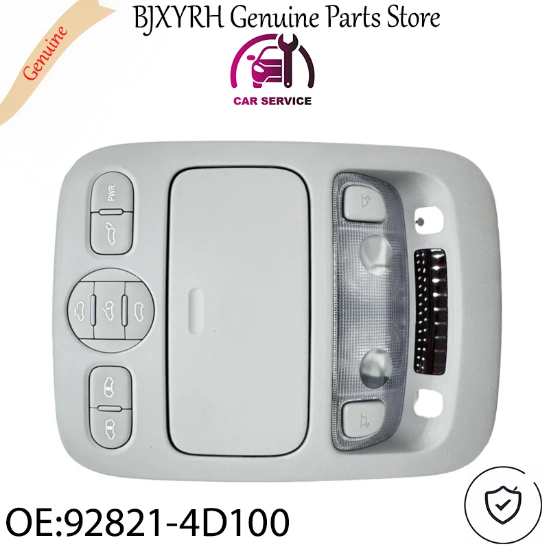 

928214D100 Gray Overhead Light Console Lamp with Sunroof Switch for Kia Sedona 2006-2014 OEM 92821-4D100