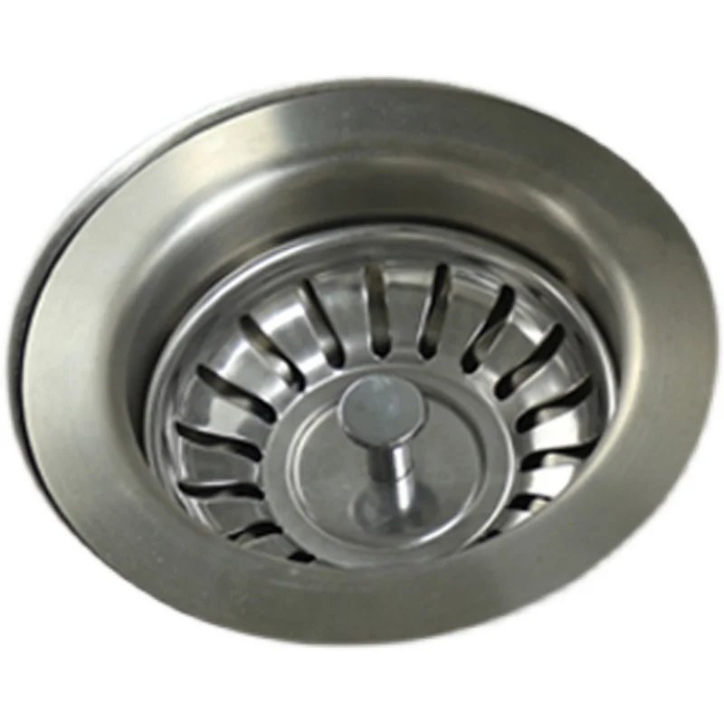 Kitchen sink, vegetable basin, filter screen, water leakage 8 cm, plug lid, water seal plug