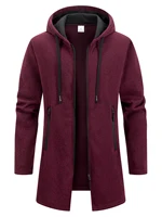 Sweat-shirt à manches longues pour homme, Streetwear, fermeture éclair, capuche, surdimensionné, chaud, manteau, survêtement d'extérieur, nouvelle collection hiver 3