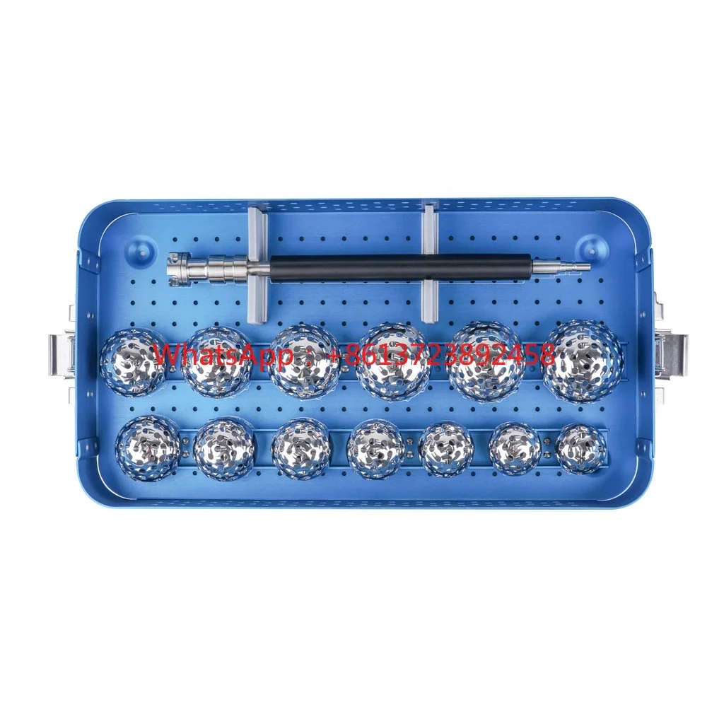 

China Manufacture Orthopedic Surgical Instruments Acetabular Reamer Instrument Set for Medical Bone Surgery