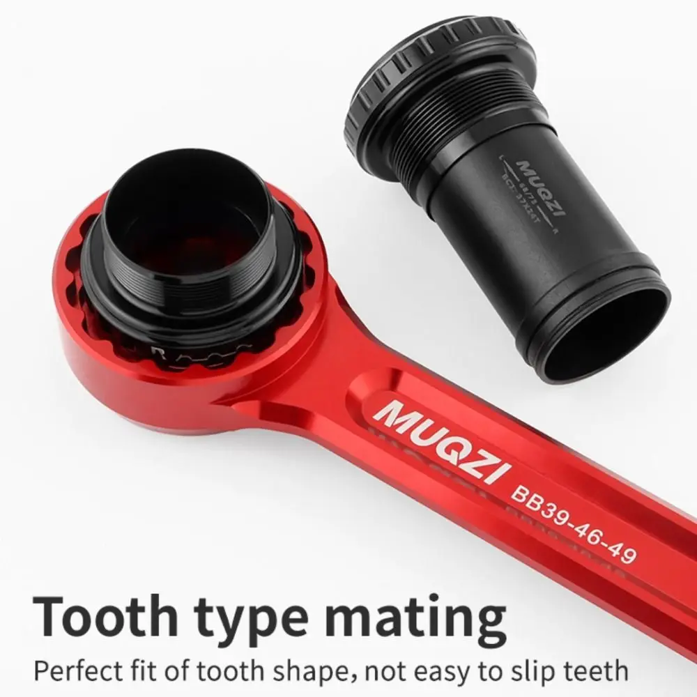 

5-in-1 Bike Center Axis Disassembly Tool Convenient Anti-loosening Device Bottom Bracket Wrench Aluminum Alloy Durable