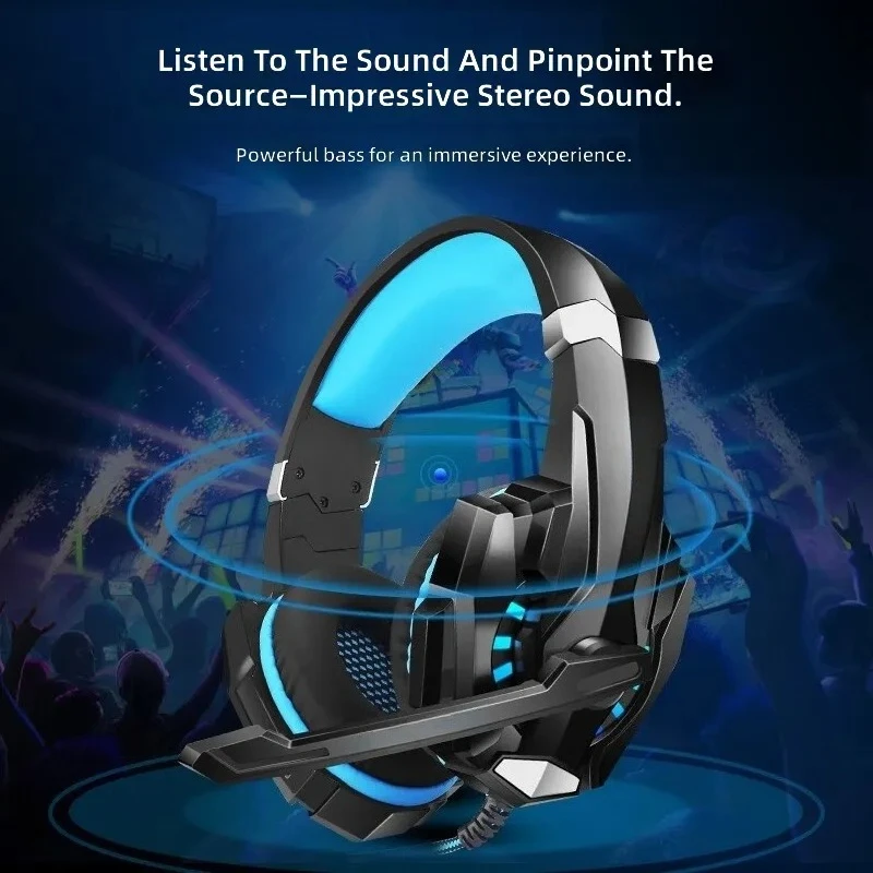 for G9000 Gaming Headset 3.5mm USB Single Jack Computer Game Headphones for PS4