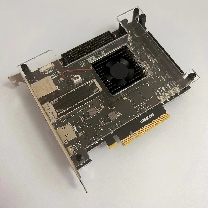 KU5P Development Board, FPGA Development Board, XCKU5P, FMC, HPC, QSFP28, 100G Optical Port, PCIE3.0