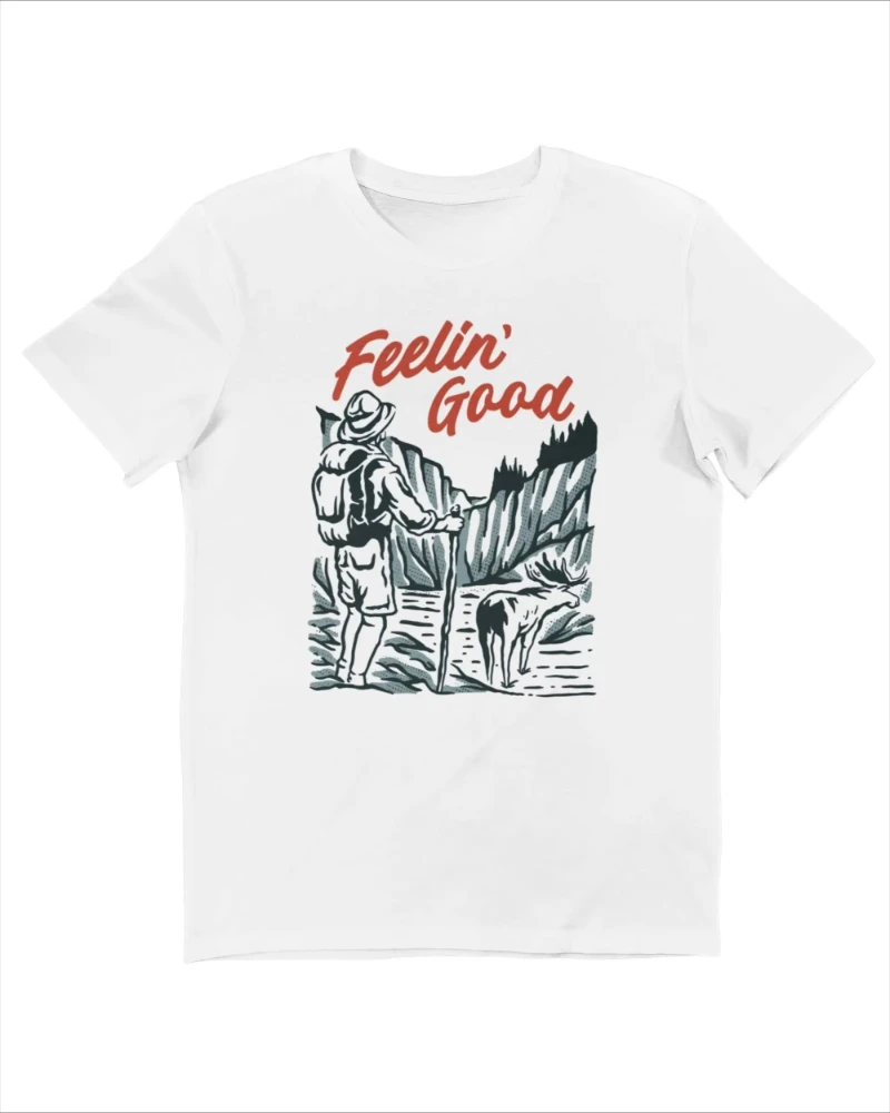 

2025 Fashion Summer cotton men's and women's T-shirt with short sleeves look great on the street Rando Bien-etre outdoor graphic