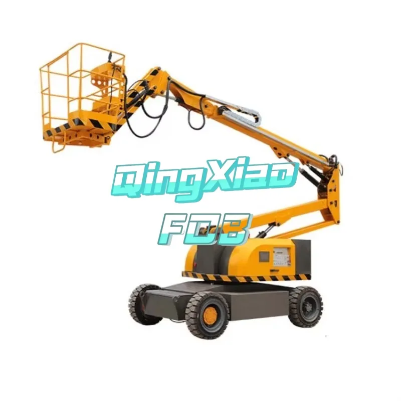 FOB Articulating Boom Lift  Hydraulic Aerial Work Vehicle for Retail Stores  Auto Parts Shops  Industrial  Construction Site Use