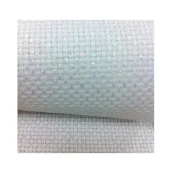 28CT 32CT 11CT/14CT Metallic Aida Cloth Cross Stitch Fabric Canvas Handcraft Supplies Stitching Embroidery Different Size 2TH
