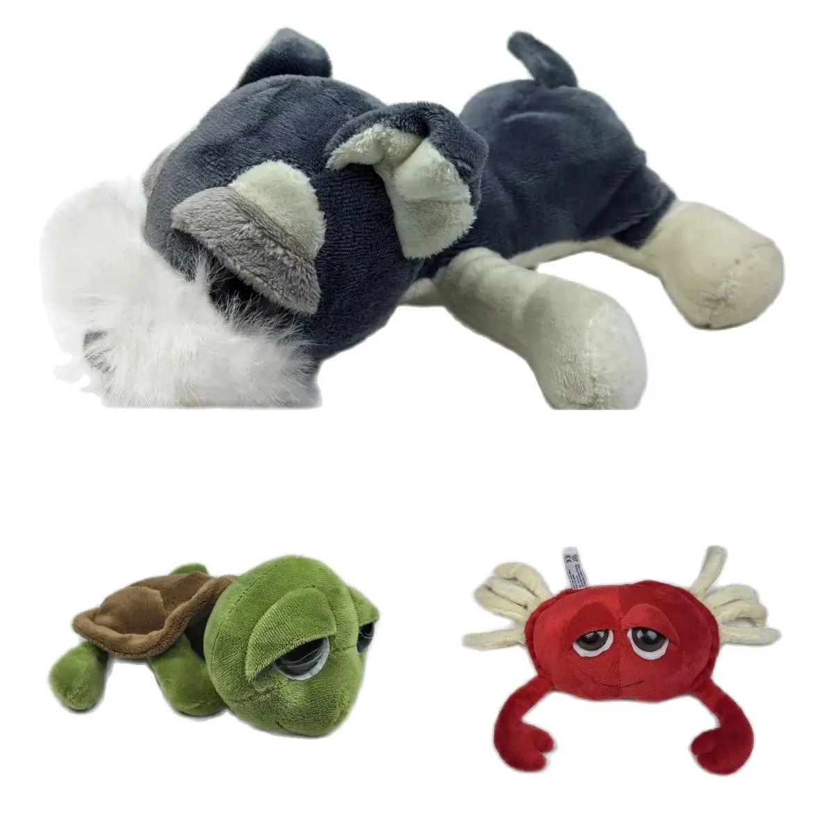 25cm Simulation Funny Crab turtle dog Plush Toys Soft Stuffed Crawling Animals Plushies Dolls Room Decor for Kids Birthday Gifts