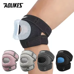 AOLIKES 1 PZ Ginocchiera per tendine rotuleo Cinghia di supporto per tendine rotuliano con cuscinetto in gel - Dolore al ginocchio, Artrite, Tendinite, Stabilizzatore per ginocchio