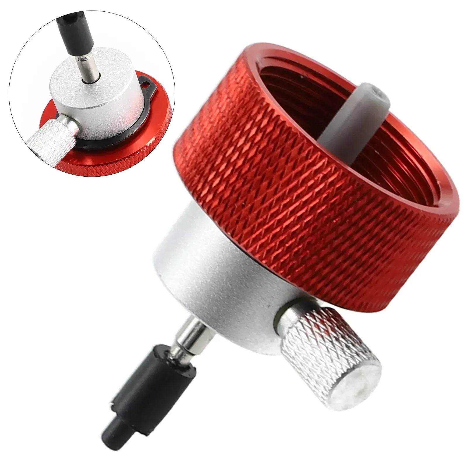 Imagem -05 - Adaptador de Recarga de Enchimento de Propano Metal para Tanque de Gás Verde Peças Airsoft Acessório Duráveis 1pc