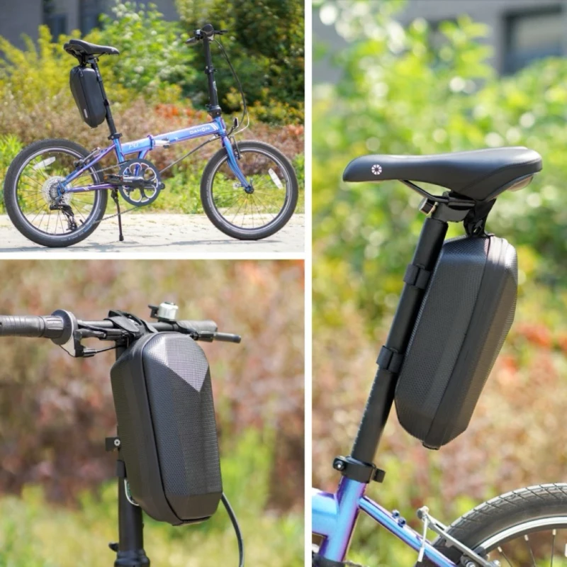 Hartschalen-Tasche für Elektroroller, Vordertasche, Faltrad, Balance-Bike-Hängetasche Zubehör, Lenkertasche, Aufbewahrungstasche, Motorrad – Detail 1
