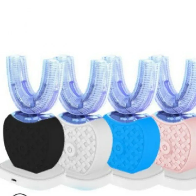 Rechargeable Electric Toothbrush Ultrasonic Smart Tooth Scrubber with Rotating Head Couple Set Beauty Instrument