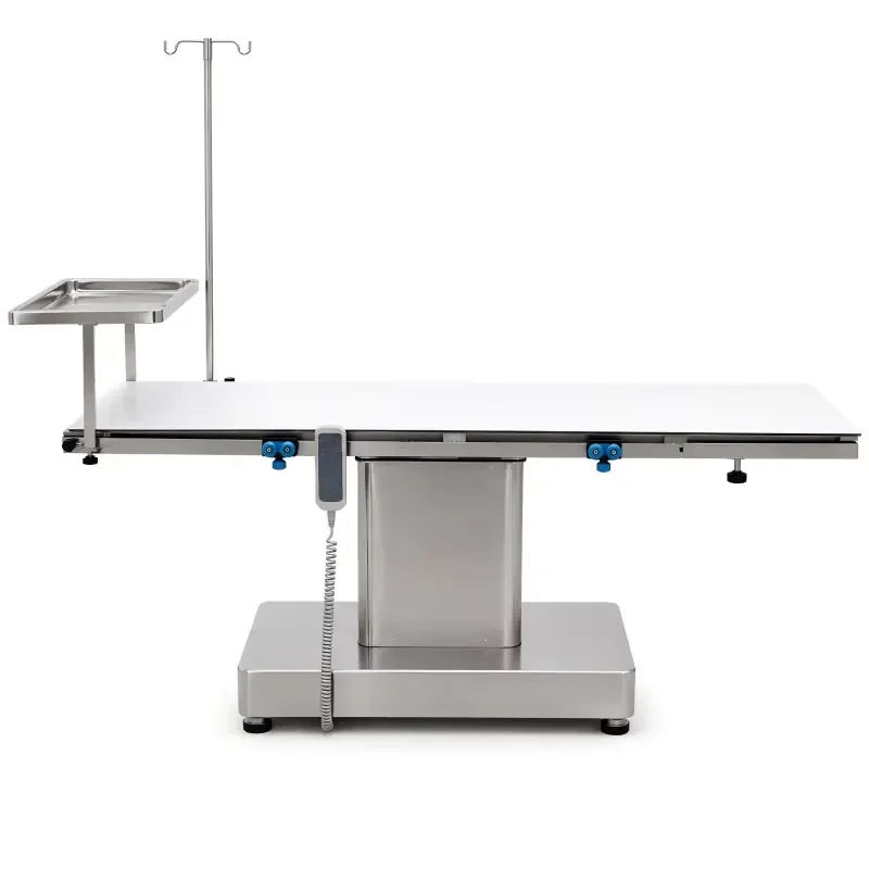 Pet Clinic Veterinary Operating Table XY ACS05 Electric Surgery Table with Side Tray and Hand Controller