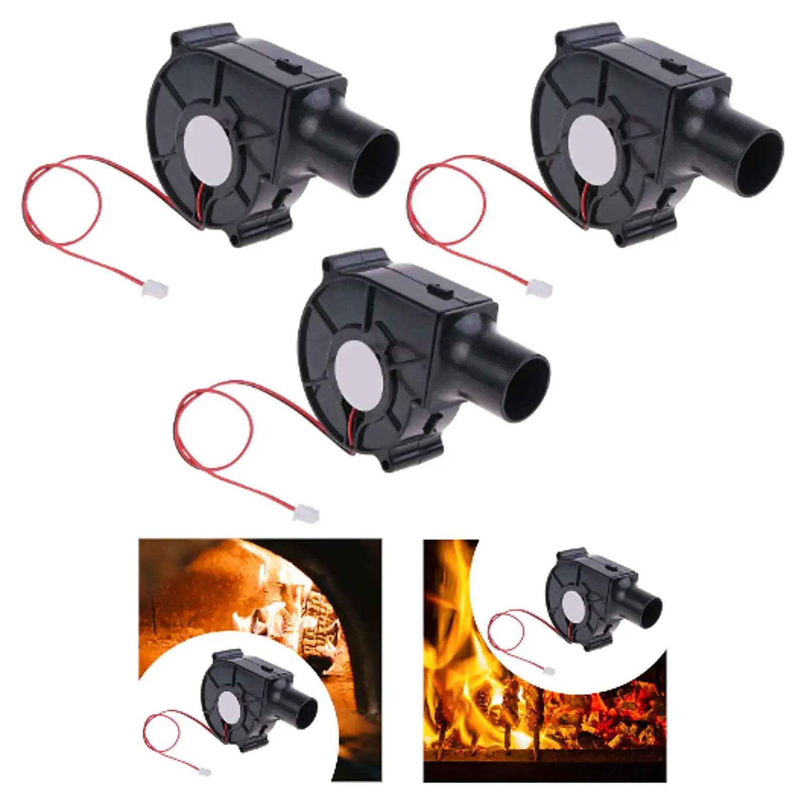 BBQ Fan Air Blower Heavy Duty Versatile Multipurpose Speed Adjustment Powerful for Outdoor Barbecue Home Camping Drying Boots