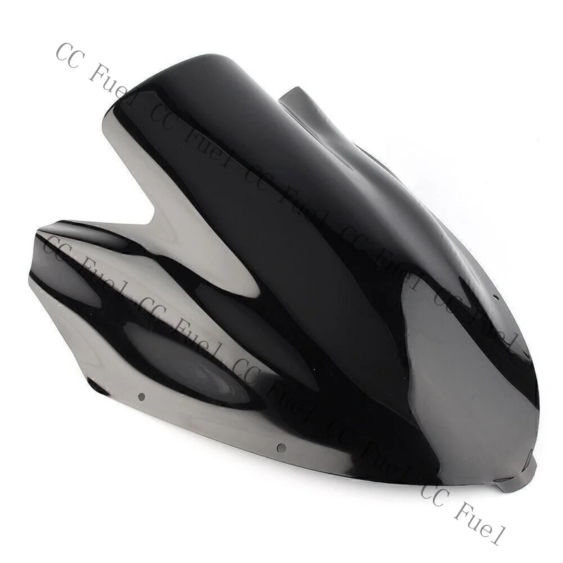 C+ Motor Windshield Windscreen For Kawasaki NINJA 650 ER6F 2006 2007 2008 Black