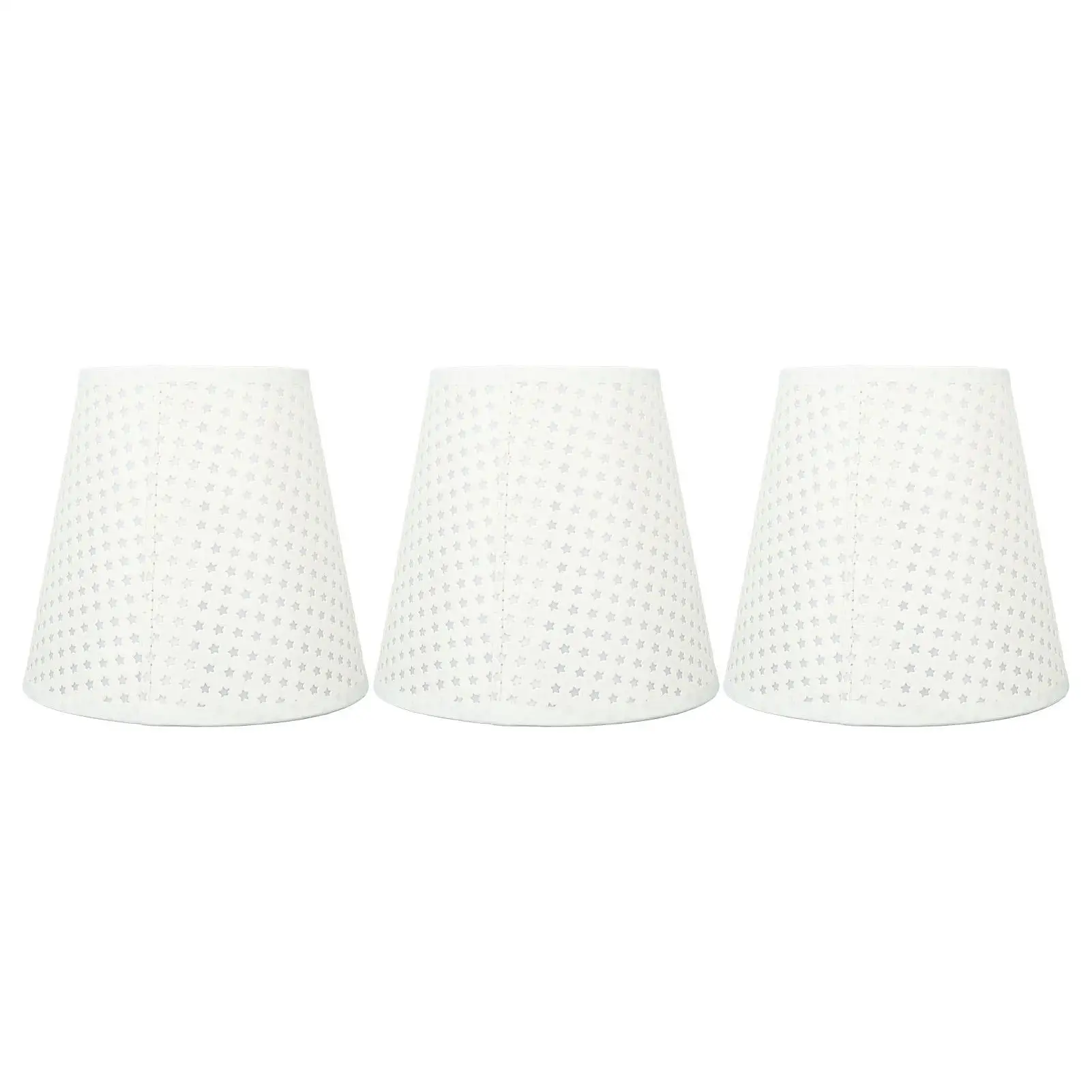 

Elegant Star Hollow Fabric Lampshade Easy to Install Perfect for living Room Bedroom Lighting Decor