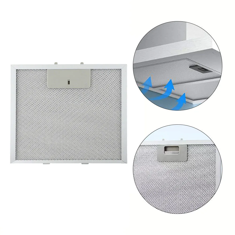 1/2pcs 12 Sizes Range Hood Filter Cooker Hood Grease Filter Metal Kitchen Extractor Ventilation Aspirator Filter Mesh