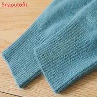 Men's 100% Pure Mink Cashmere Sweater O-Neck Pullovers Knit Sweater Autumn and Winter New Long Sleeve High-End Jumpers Mink Tops - Image 6
