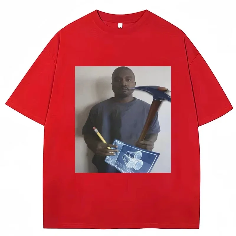 面白いカニエ・ウェストミームグラフィック Tシャツ子供のビデオゲームユーモア Tシャツ女性夏の創造性 Tシャツストリートウェアギフト